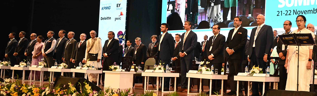 Hon'ble Chief Minister Mamata Banerjee at the inauguration of Bengal Global Business Summit 2023